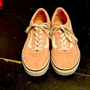 Girl Vans, light pink.